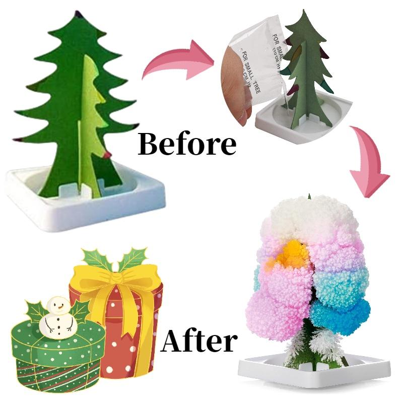 Paper Tree Magic Tree Amazing Flowering And Crystal Growing Toy For Kids