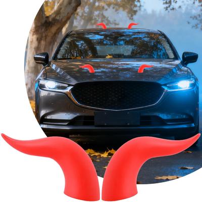 Car Roof Dragon Horn Modification 2 Pieces Dragon Horn Auto Decor Vehicle Roof Decoration for SUVs RVs Trucks Road Trips Vehicle