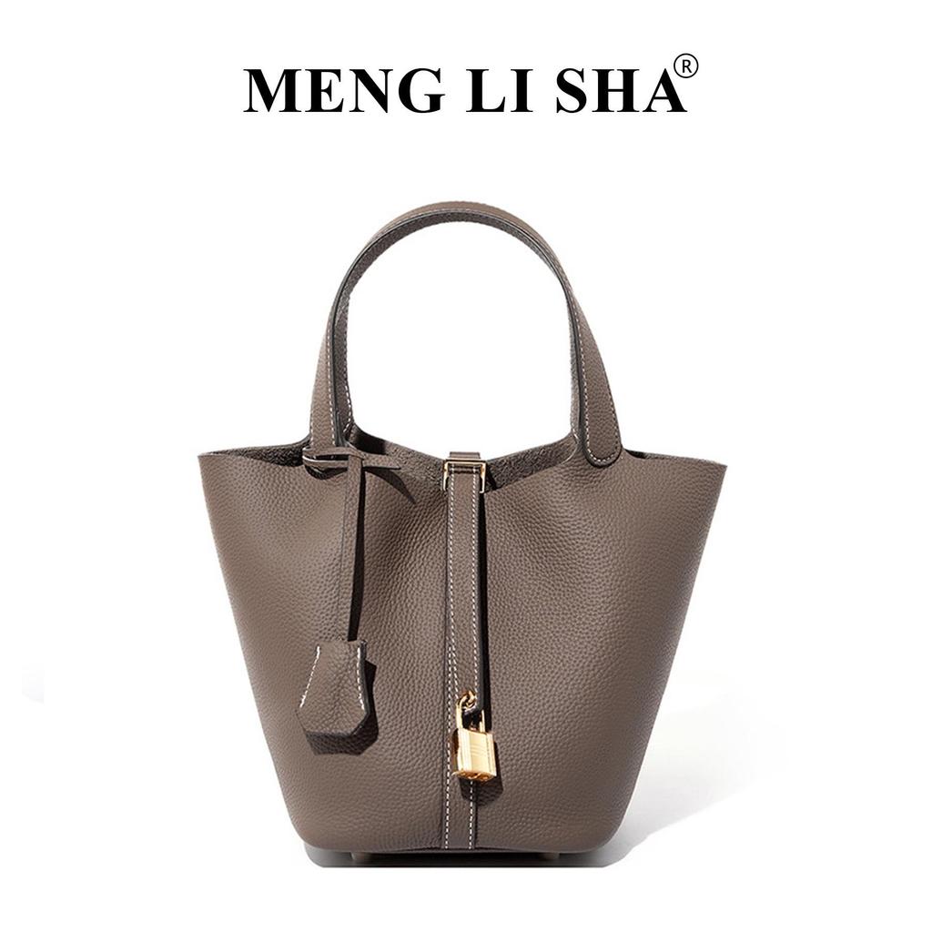 2025 High-End Genuine Leather Bucket Handbag - Classic, Versatile, Large Capacity Mommy Bag