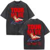 Vintage Washed Doja Cat Ma Vie World Tour T Shirt Men Women Clothing Fashion T-shirts Casual Cotton T-shirt Tops