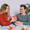 Transparent Money Bank Saving Money Box Creative Red Wood Pull Surprise Box Toy For Kids Adults Cash Storage Challenge Bank Gift