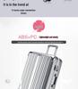 Aluminum Frame Carry-On Suitcase Set: 20"/24"/28" Password-Protected Luggage