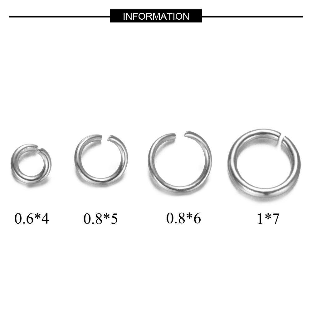 Gold-Plated Stainless Steel Jump Rings for DIY Jewelry – O-Ring Necklace & Bracelet Connectors