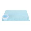 Silicone Painting Mat with Water Cup Washable Protruding Scale Line Silicone Art Mat for Children