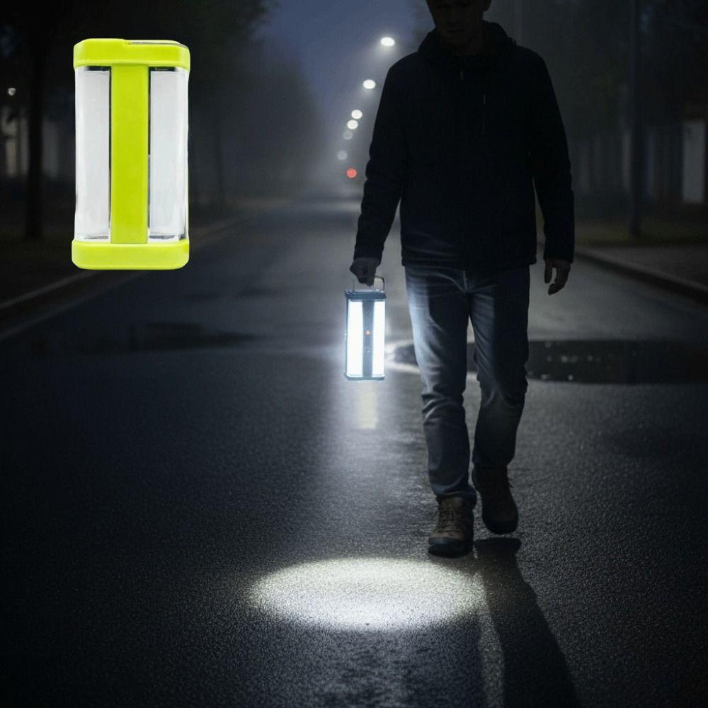 Super Bright LED Solar Camping Light Rechargeable Mini Flashlight Working Light Hiking Camping