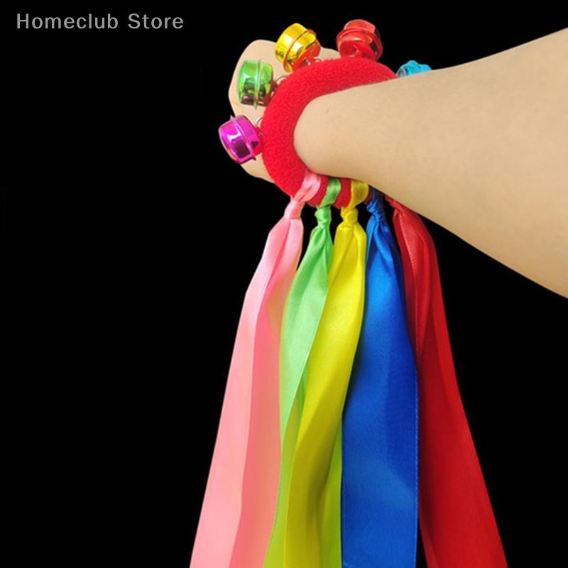 1 Stück Kinder Handgelenkband Teamsport Pompon Cheerleading Großes Spiel Pom Club Tanz Requisiten Elastisches Armband Mit Elastischer Schnur