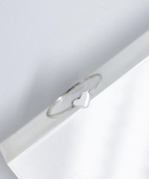 Bonbeau Cuteness Heart Ring Layered Cute Heart Ring (Type A)
