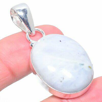 

Natural Rainbow Moonstone Gemstone 925 Sterling Silver Pendant 1.85 Z3B29