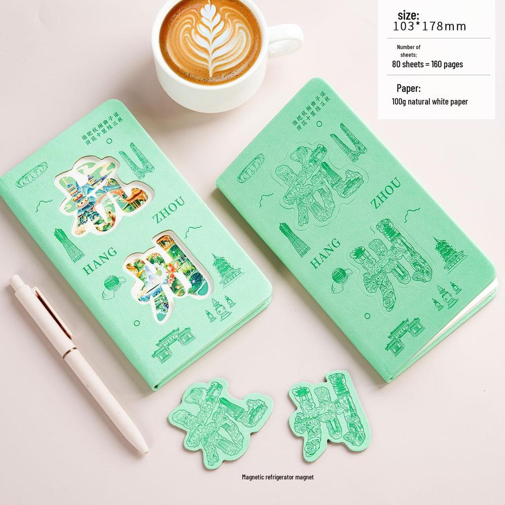 City Tourism Souvenir Notebook: Museum & Passport Stamp Collection Book