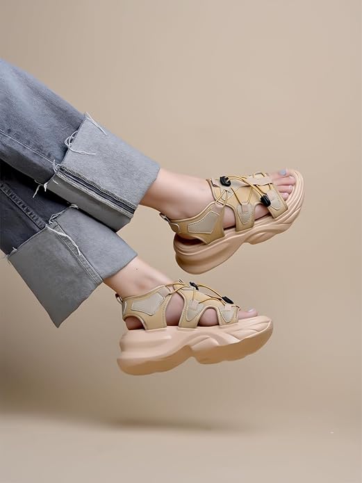 Shoetopia Smart Casual Sporty Sandals For Women & Girls