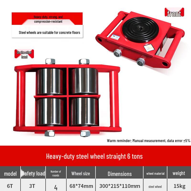 Jundelun Heavy-Duty Straight Tank Roller CN plug (adapter included)