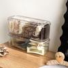 1pc Clear Acrylic Storage Box with Lid, Dustproof Makeup Organizer for Cosmetic Brushes, Sponges, Home Vanity Storage Box