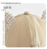 Kids' Cotton Baseball Cap with Bear Ears - Windproof and Sunproof
