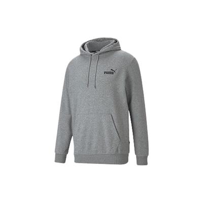 Puma Logo Printed Hooded Long Sleeve Sweatshirt Men Sweatshirt Gray 589038-03