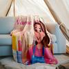 Personalized Custom Name Blanket - Ms. Rachel Print Design,Blanket for Sofa,Bed,Travel,Camping - Soft and Warm, Great Gift
