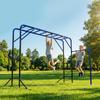 Klätterställning Utomhusklipptorn med Gymstång Pull-up-stång för Barn 3-8 År upp till 150 kg 250x190x180 cm Svart