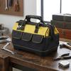 Heavy-Duty Repair Tools Bags Waterproof Hard Bottom MultiPocket Toolkit Wear-Resistant Wide Mouth Tote for Various Instrument