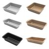 Obdélníková forma na dort DIY Forma na chléb Nepřilnavý plech na toast Kuchyňská pekárna Bezešvá forma na pečení 4/5/6/9 palců