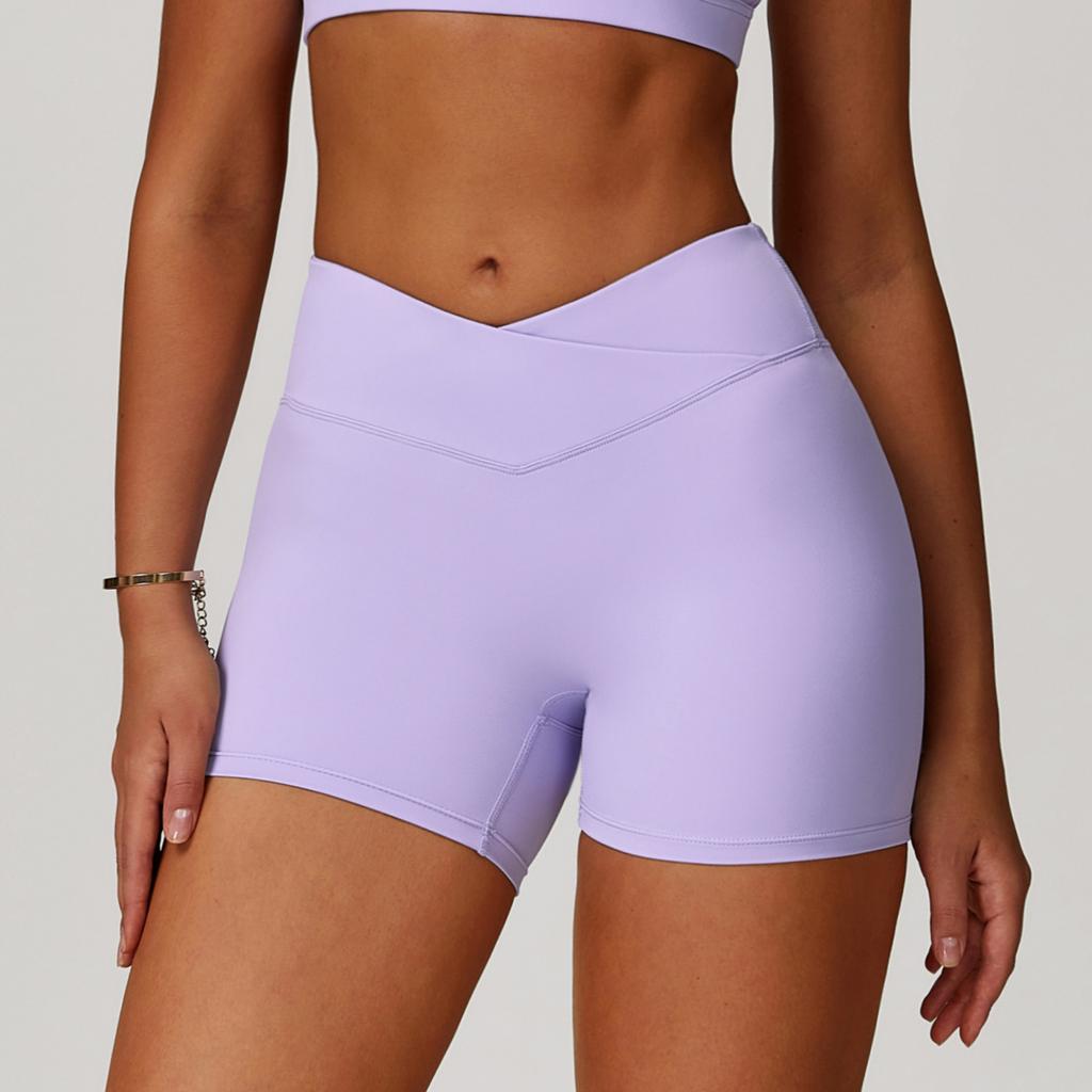New Naked Cross High Waist Yoga Shorts Peach Tight Hip Lifting Sports Shorts For Women'S Outerwear Fitness Shorts