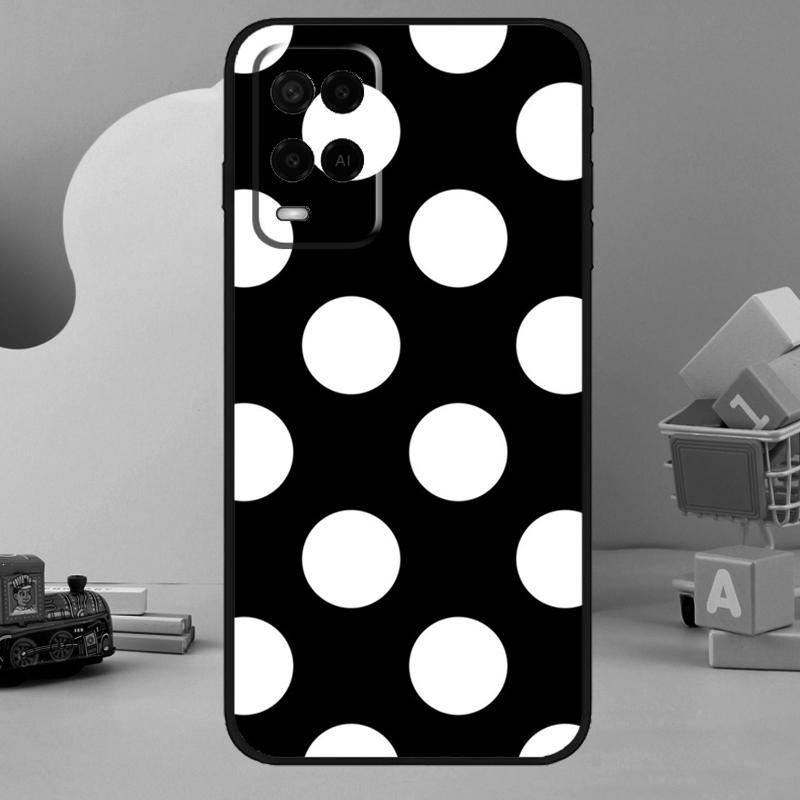 

Black And White Polka Dot Case For Oppo A78 A38 A18 A98 A58 A60 A80 A40 A96 A76 A16 A94 A74 A54 A15 A17 A57 A77 A5 Pro OPPO A40 A40m