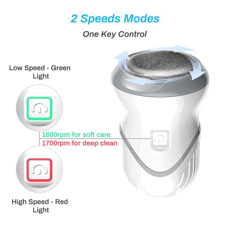 Safe and Efficient Automatic Adsorption Foot Grinder Electronic Exfoliating Callus Remover Pedicure Tool