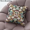 Bohemian Vintage Floral Pillow Covers Pattern Cushion Cover Suitable for Sofa Bedroom Car Pillow Cover