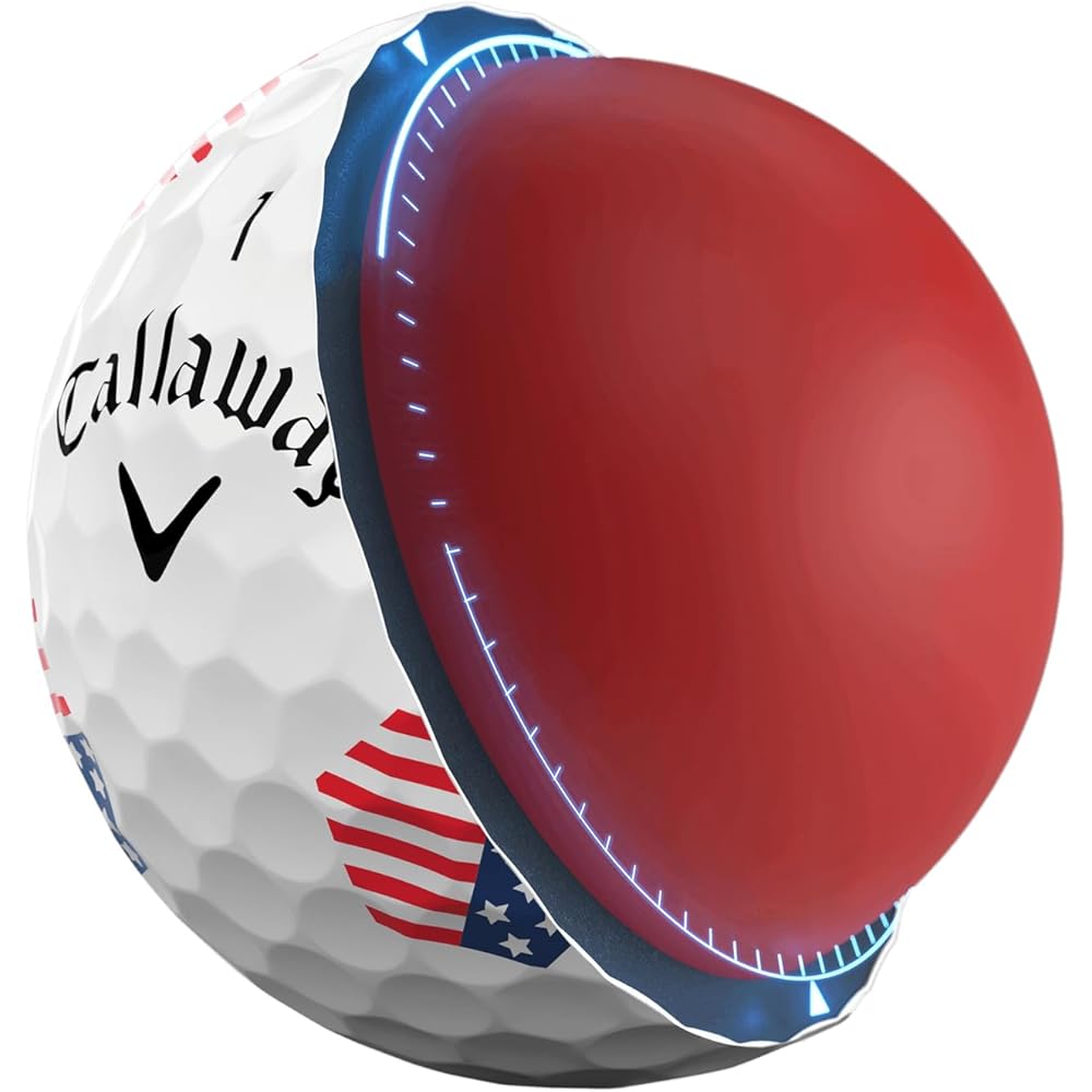 Callaway Chrome Soft Golf Balls 24 TruTrack USA 3-Piece Structure White