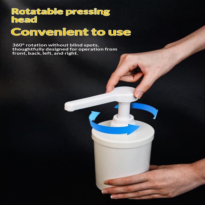Food Grade Plastic Multipurpose Syrup Dispenser Detachable Design Accurate Pump For Cafe Milk Tea Shop Home Bar