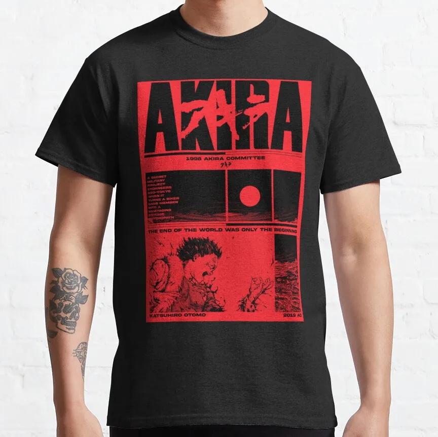 Akira Tričko Pánské Dámské 100% Bavlna Nadměrná Velikost O-Krk Streetwear Móda Oversized Ležérní Cool Potisk Japonské Anime Unisex Trička