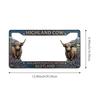 Veteran Memorial License Plate Iron Art Frame Ornament