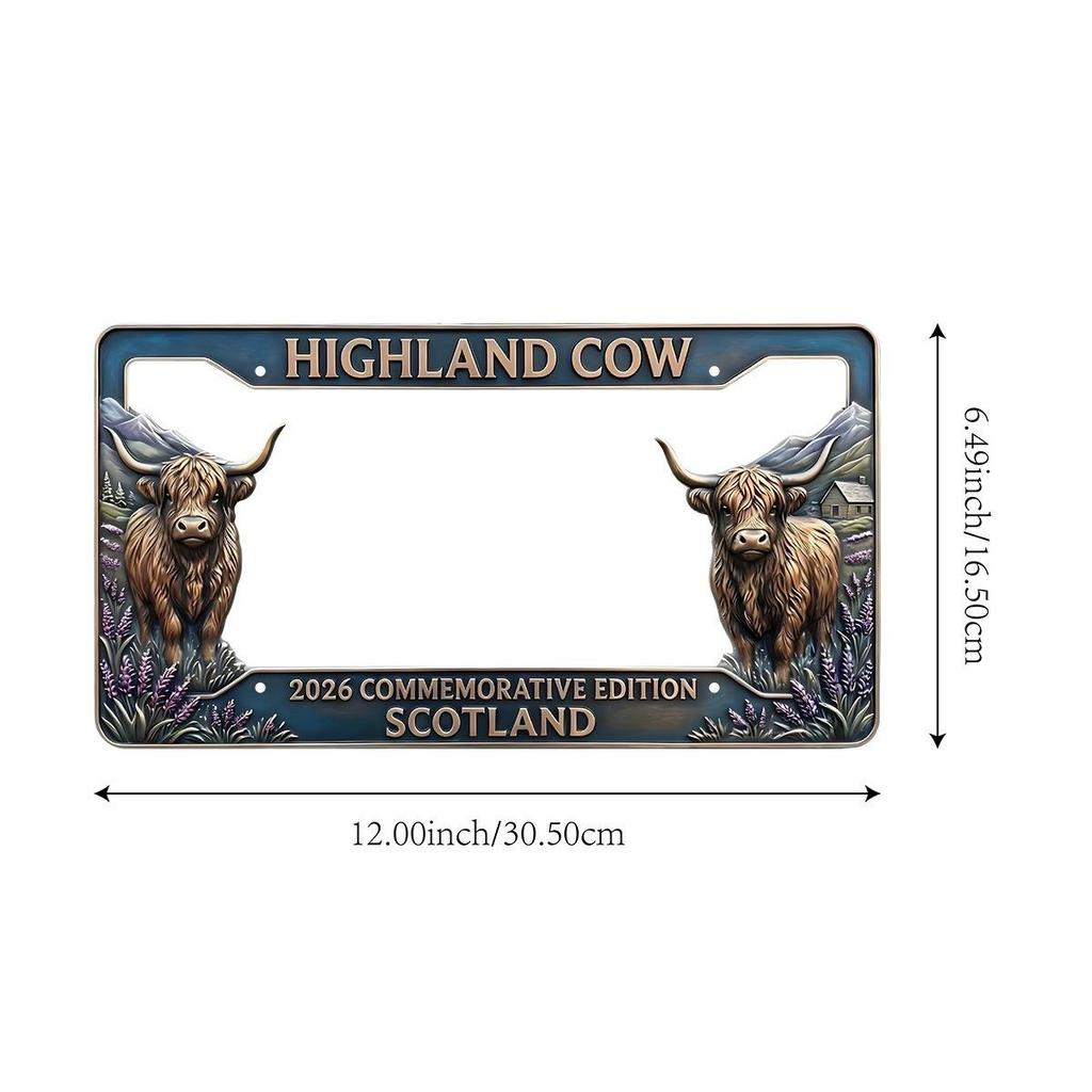 Veteran Memorial License Plate Iron Art Frame Ornament