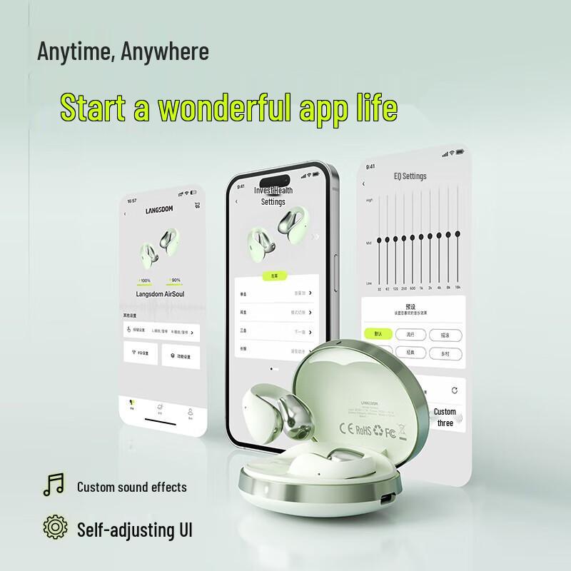 Lanston AirSouL TS02 Ear-Clip Sports Earphones