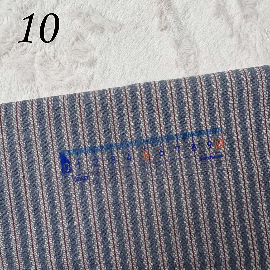 בד משבצות פסים 13 צבעים בד יפני צבוע בחוט בד DIY תפירה ידנית טלאים חבילת בד 100% כותנה