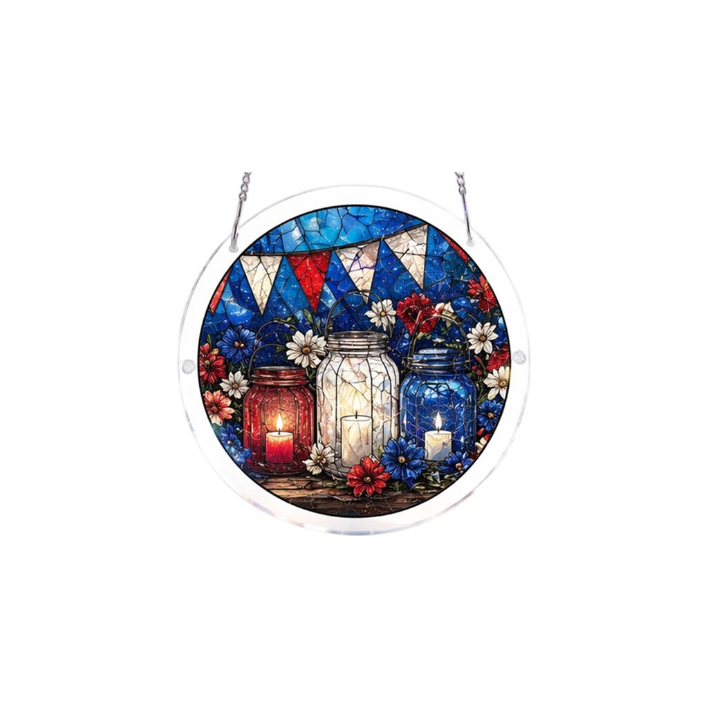 Acrylic Puzzle Window Hanging, Colorful Sunrise Sun Catchers Panel SunCatchers Puzzles Decor For Birthday Women, Men, Wife, Aunt, And Mom