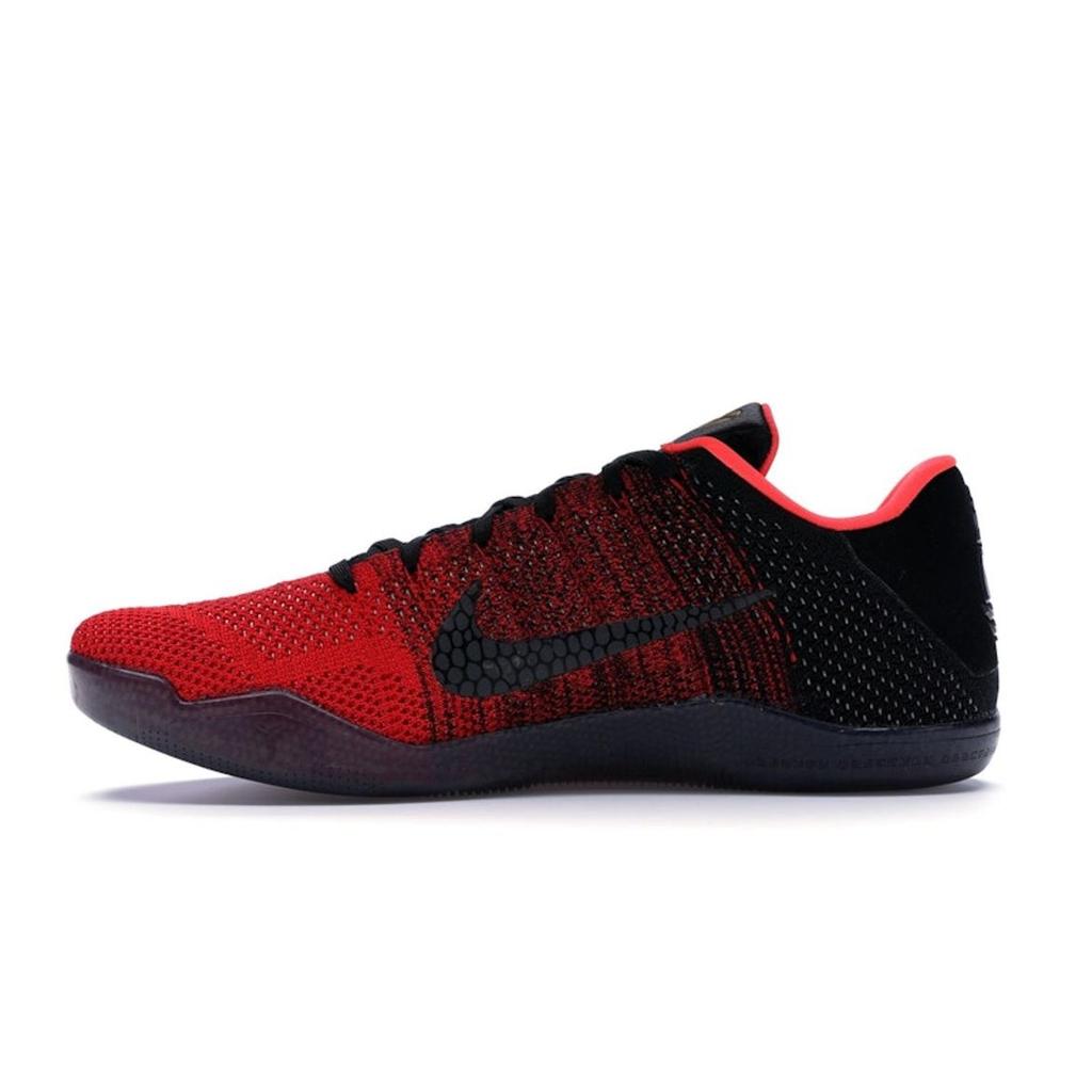 Nike Kobe 11 Elite Low Achilles Heel Men Sneakers Red University-Red Black-Bright-Crimson-Metallic-Gold 822675-670