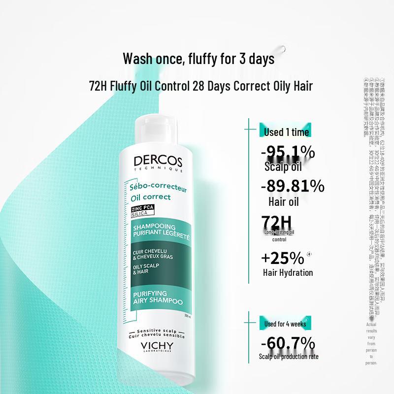 VICHY Dercos Шампунь для контроля жирности