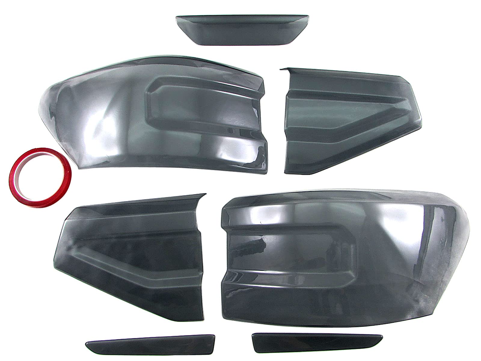 

BRIGHTZ Smoked Tail Light Cover Set for Rise A200A/A210A [SMO-REA-176] 200S/210S/200/210