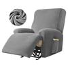 Velvet Recliner Cover Split Design Massage  Chair Cover Lounger Single Couch Sofa Slipcover Armchair Covers Funda Sillon