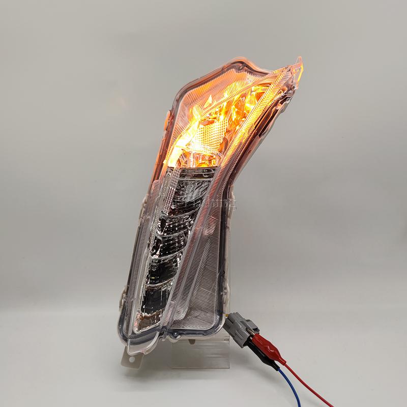 Car LED Fog Lights For Toyota Camry XLE XSE 2015 2016 2017 US Version DRL Foglamps with Turn Signal Driving Lamps kits