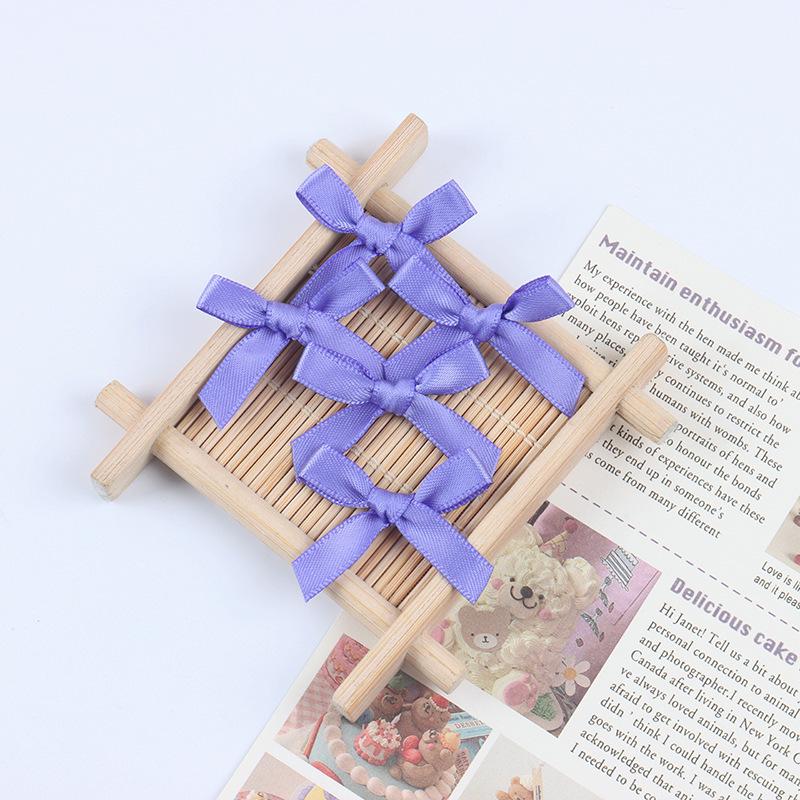 0.6CM Polyester Ribbon Bow - Small Bow Accessories