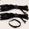 Reusable Black Nylon Hook and Loop Cinch Straps Adjustable Wire Fastener Cable Ties For Household Office Cord ArrangementStoragePinstriping Tape 3