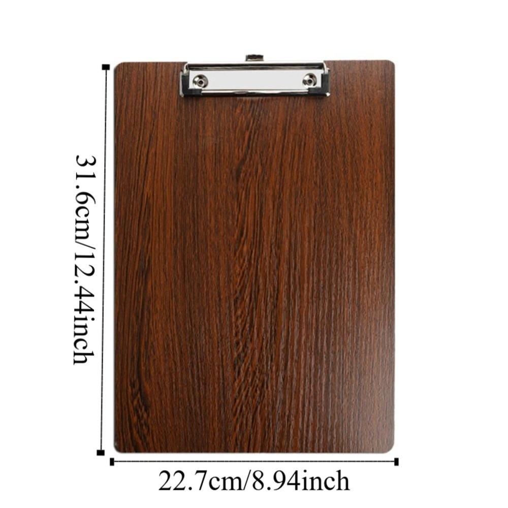 Reinforced A4 Memo Folder Hardboard File Clip Board Portable Writing Clipboard Sketching Board