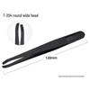 Durable 8 Black Tweezers for Digital Appliance Repair & Tight Spaces