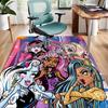 1pc Monster High Draculaura4 Design Area Rug - Non-Slip, Soft & Cozy Floor Mat for Living Room, Bedroom, Office - Indoor/Outdoor Decorative Carpet