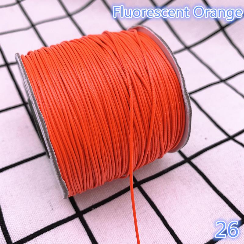 0.5 0.8 1.0 1.5 2.0mm Waxed  Cord Waxed Thread Cord String Strap Necklace Rope Bead DIY Jewelry Making for Bracelet
