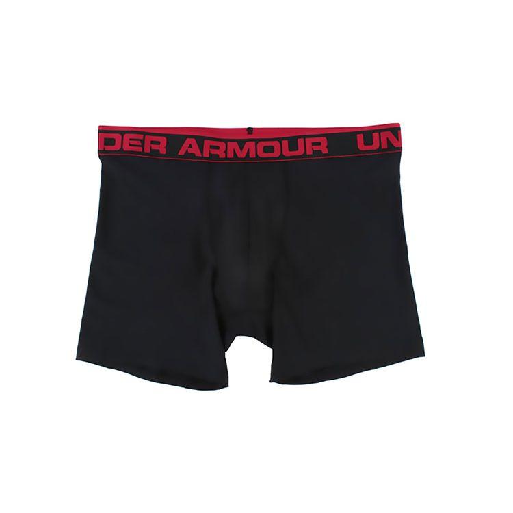 

Under Armour Original Boxerjock 6 Inch Boxer Briefs Men Underwear Black 1277238-001 S