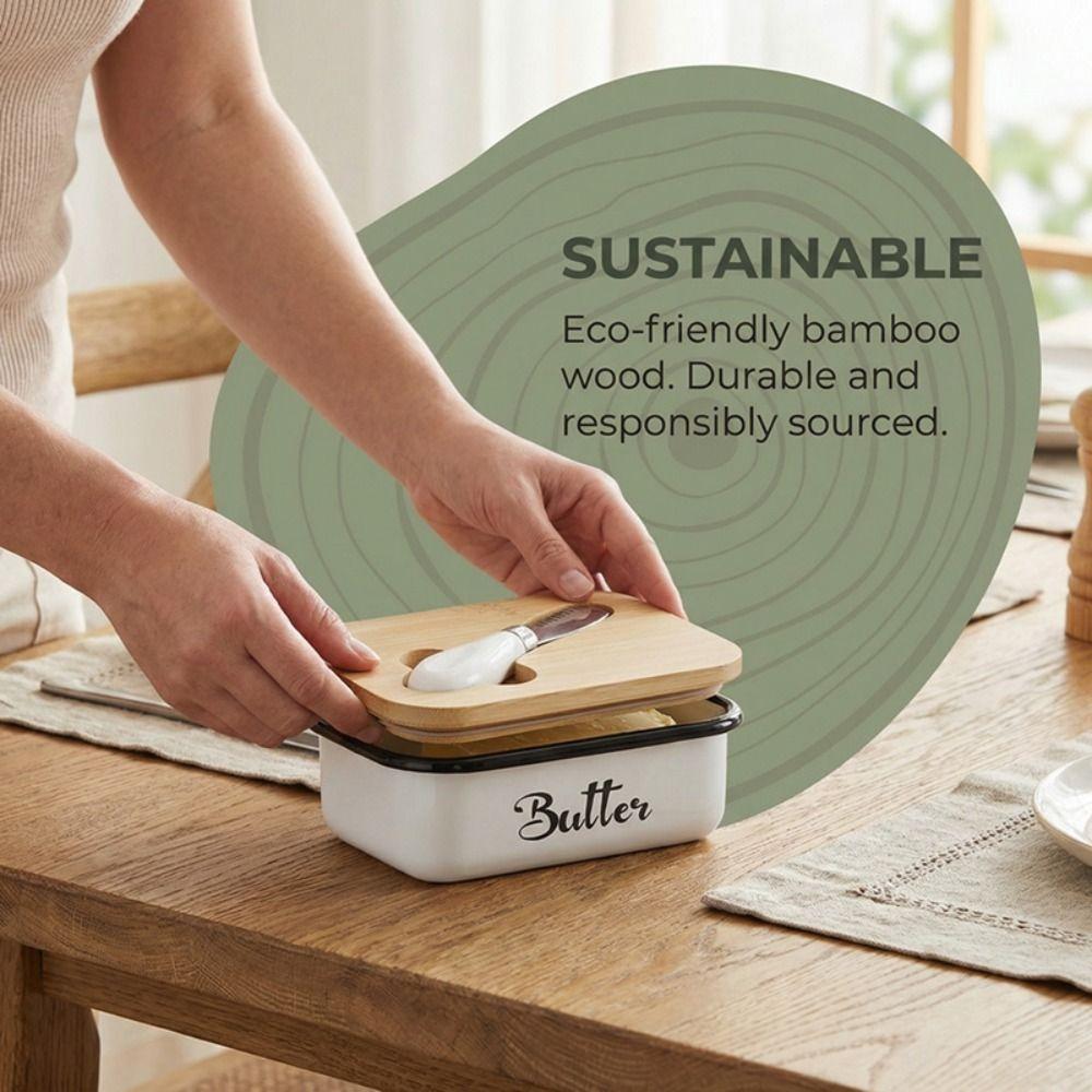 With Spatula Butter Box Rectangular Butter Storage Container Kitchen Gadget Butter Keeper  Bread