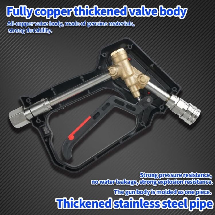 Quick Release Water Sprayers 3 Adapters Kits Copper Enhancing 10.5GPM High Pressure Washer Guns Car Washing Accessory