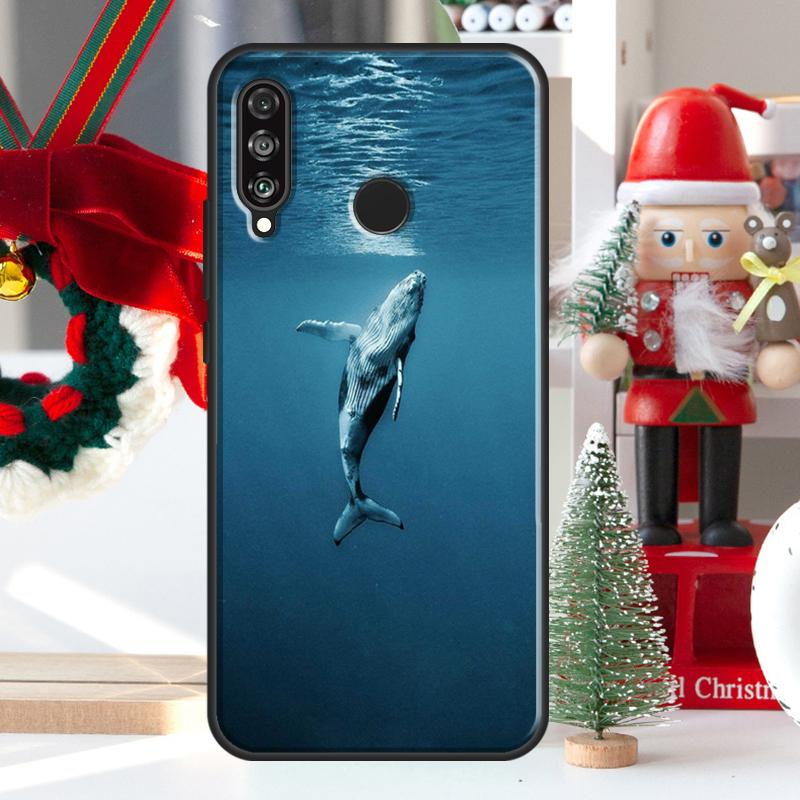 Ocean Whale Shark Waves For Huawei Nova 5T 9 10 SE 7i 8i 11i 12i Y73 Y72 Y61 Y91 Y60 Y70 Y90 P20 P40 P30 Lite Case