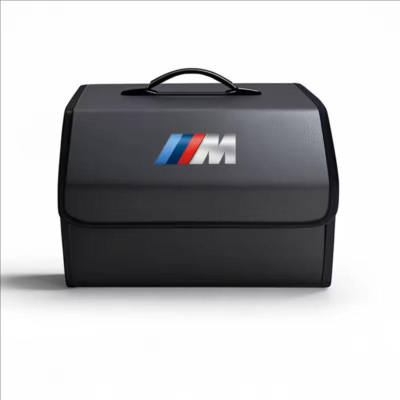 Autokobercový úložný box do kufru Kožené pouzdro na nářadí Taška s vysokou kapacitou proti poškrábání Pro BMW M X1 X2 X3 X4 X5 X6 X7 G20 G30 Samolepka